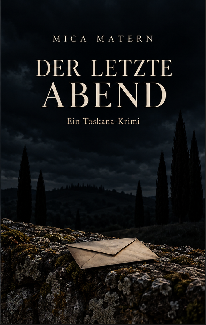 Buchcover des Toskana-Krimis der letzte Abend